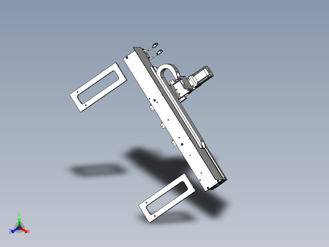 取铜柱机械臂SLDASM正等轴测图