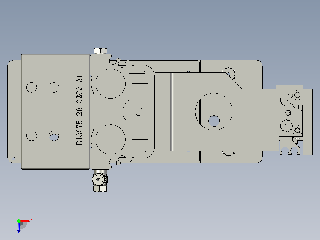 E18074-20-0200-A1左进料HSG顶升俯视图