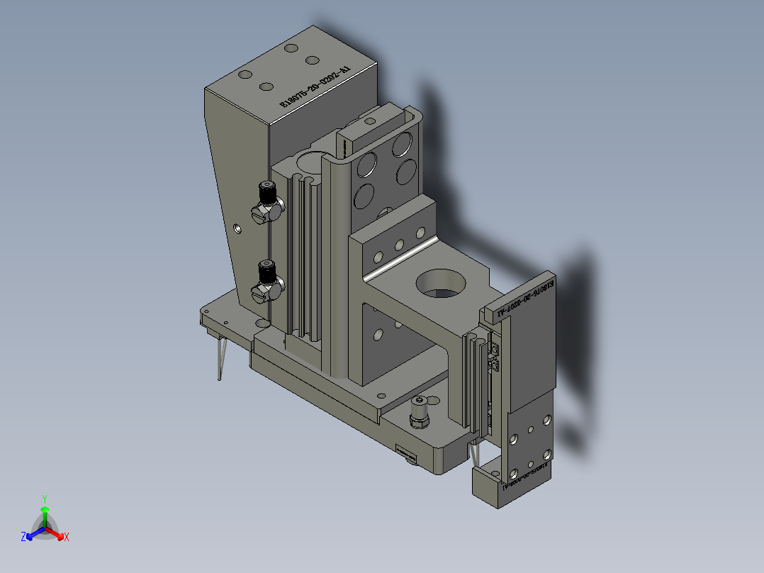 E18074-20-0200-A1左进料HSG顶升正等轴测图