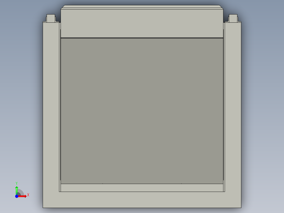 登车桥最高斜视图前视图