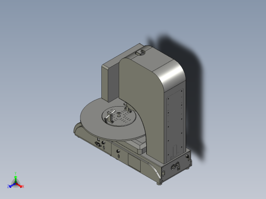 玻璃圆盘拍照机正等轴测缩略图