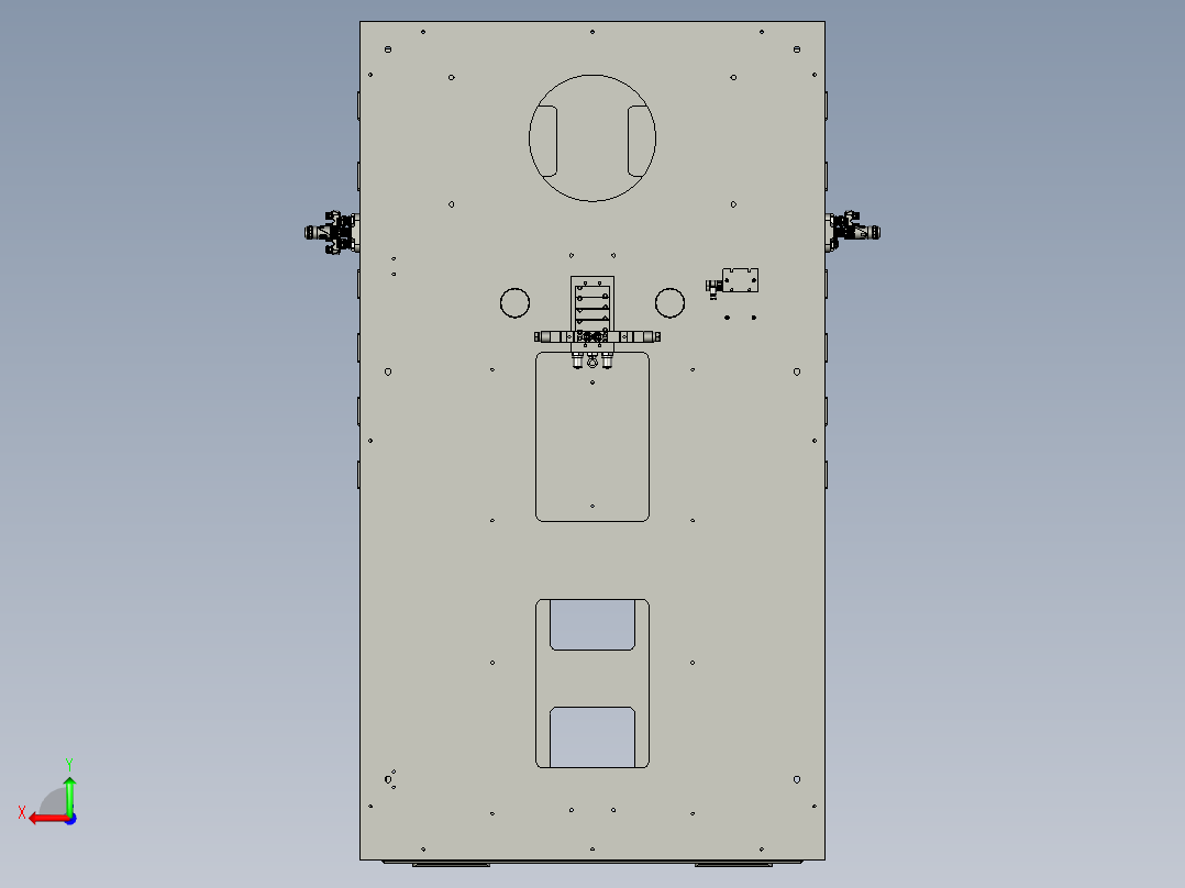 S030-03-00NG排料抽屉后视图