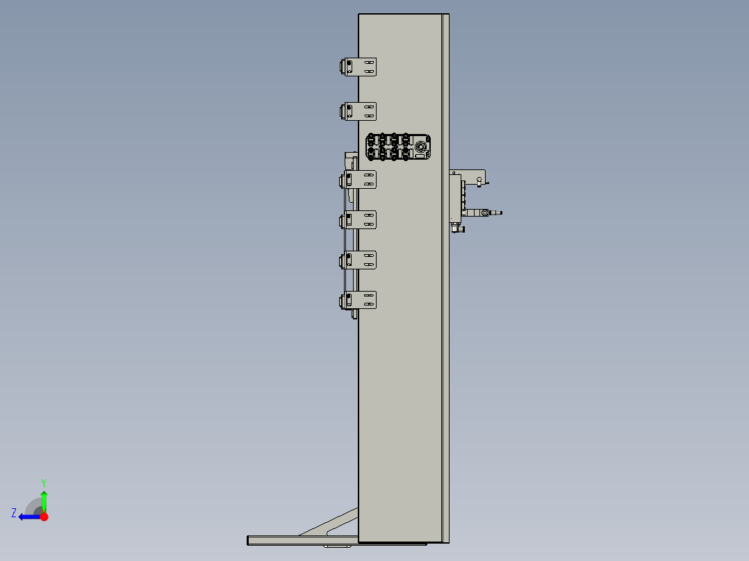 S030-03-00NG排料抽屉右视图