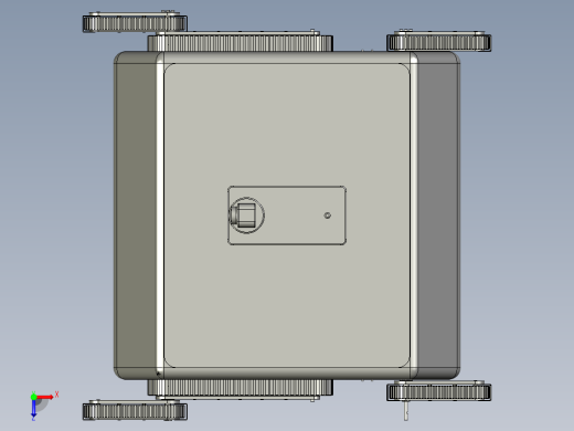 履带式移动智能摇臂摄像设备俯视缩略图