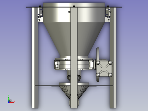 散装物品称重下料装置前视缩略图
