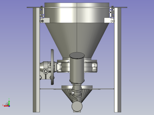 散装物品称重下料装置后视缩略图