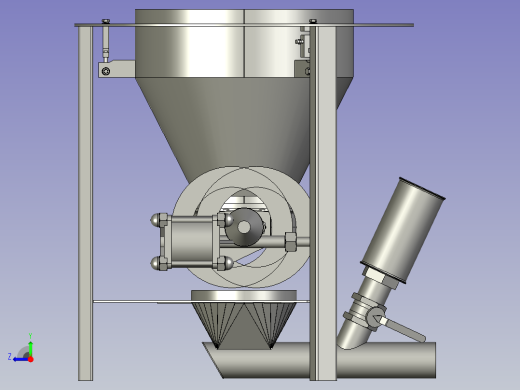 散装物品称重下料装置右视缩略图