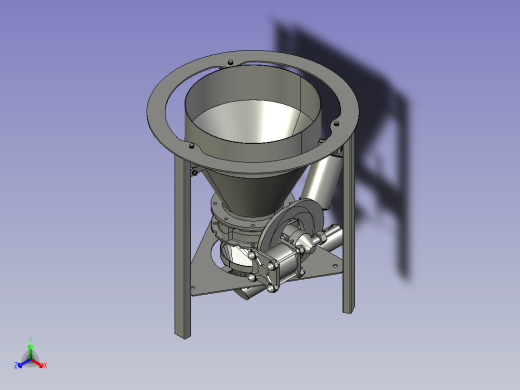 散装物品称重下料装置正等轴测缩略图