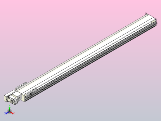 皮带直线轴半封闭可选导轨TPA-HNB-202D-140-L2150-ML-Y-P75-N3