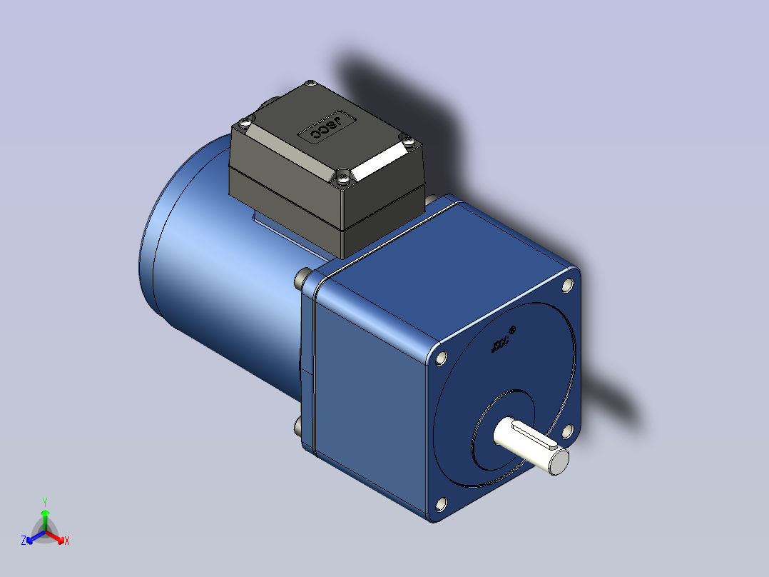 精研YR阻尼电机 40yr01-180主视图