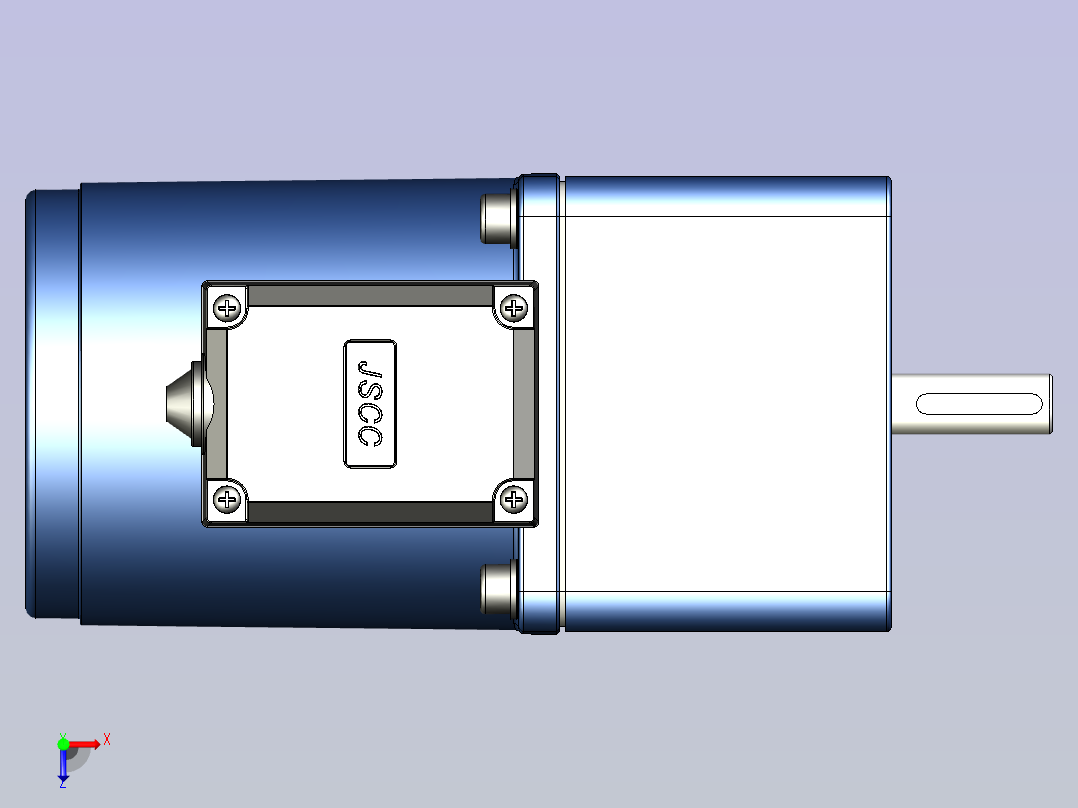 精研YR阻尼电机 40yr01-180俯视图