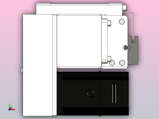 SCM14-400-LD滚珠花健、支撑座、滚珠丝杠、交叉导轨、直线模组前视缩略图