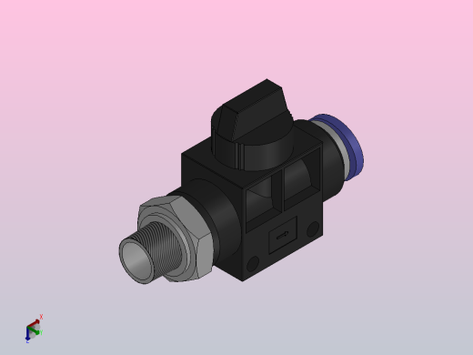 HVSF 由螺纹端流向插管端型_HVSF 02-10(B)