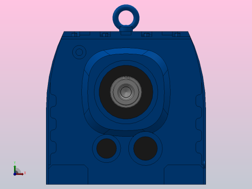 R77底脚轴伸式安装斜齿轮减速机R77-YVB0.25-4P-71-M1-0°前视缩略图