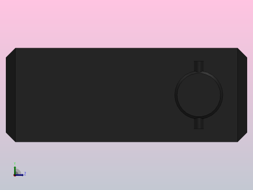 叉式带销接杆Y[250]气缸附件左视缩略图