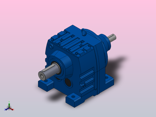 RS137底脚轴伸式安装斜齿轮减速机RS137-5.15-M1
