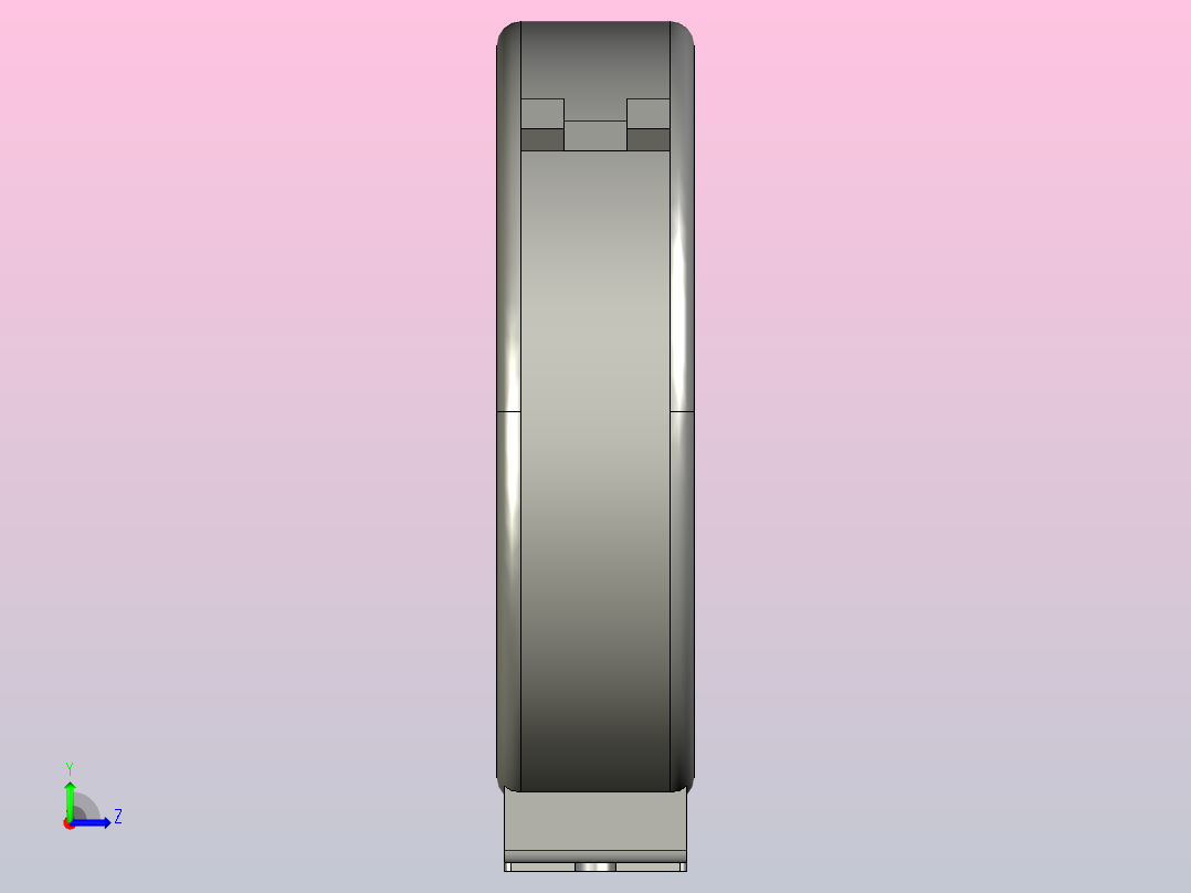 RCT-110电流互感器三维模型202012左视图