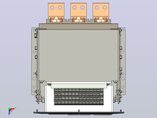 NA8-1600 800A-1000A 3P 抽屉式-水平接线+门框202409俯视缩略图