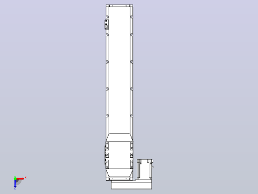 滚珠丝杠直线轴内置导轨TPA-GCR-150-2010C-L700-ML-M75-N3俯视缩略图
