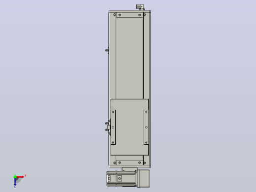 ACB17-300-RU-400W ACB17 皮带驱动直线滑台模组俯视缩略图