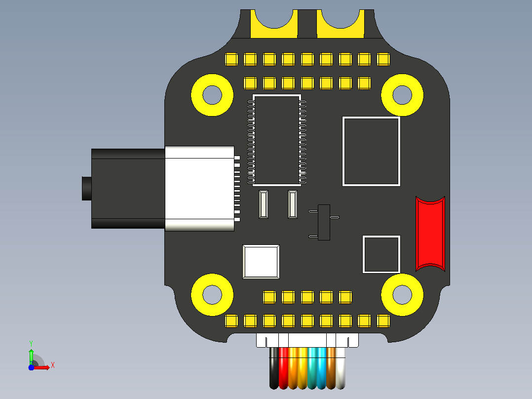 SpeedyBee F405 迷你版 BLS 35A前视图