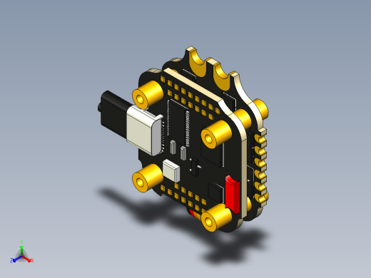 SpeedyBee F405 迷你版 BLS 35A正等轴测缩略图