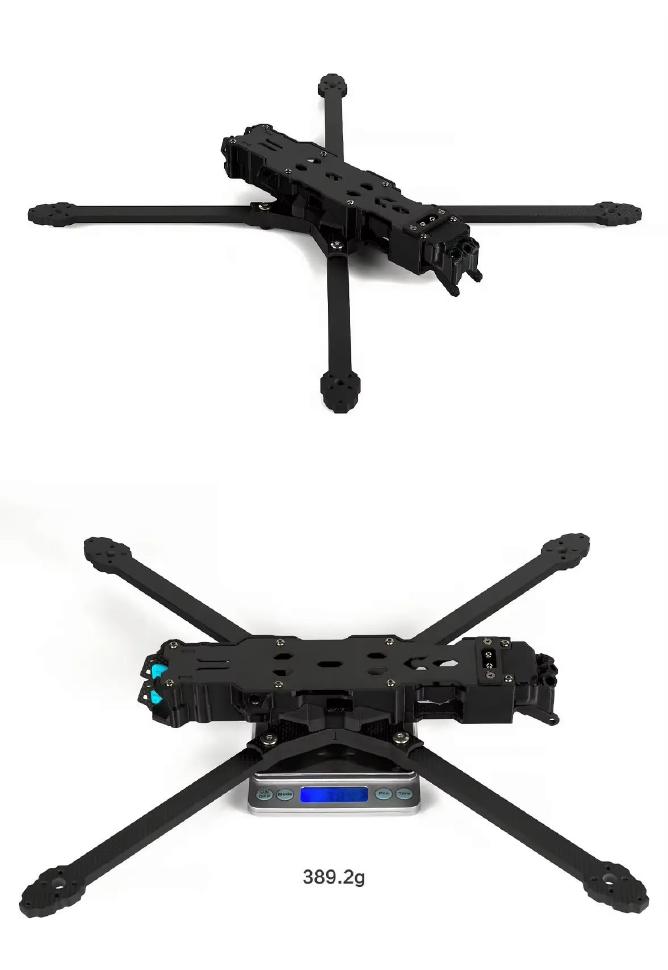 10英寸FPV四轴飞行器结构3D图纸 Solidworks设计