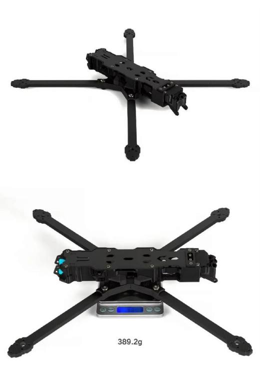 10英寸FPV四轴飞行器结构3D图纸 Solidworks设计缩略图