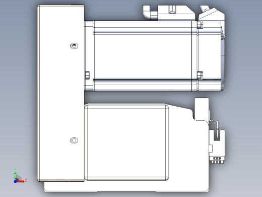 皮带直线轴半封闭可选导轨TPA-HNB-140D-120-L3050-LU-C-P40-N3前视缩略图