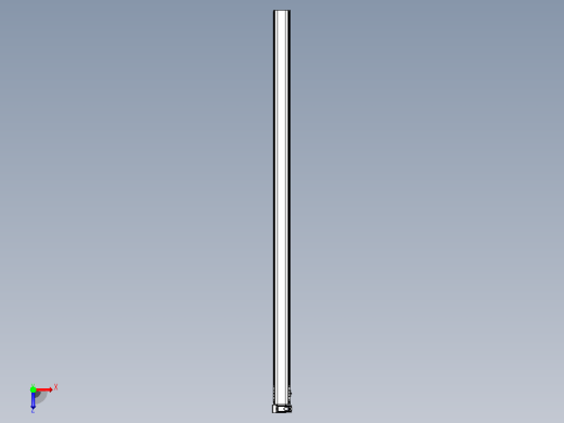 皮带直线轴半封闭可选导轨TPA-HNB-140D-120-L3050-LU-C-P40-N3俯视缩略图