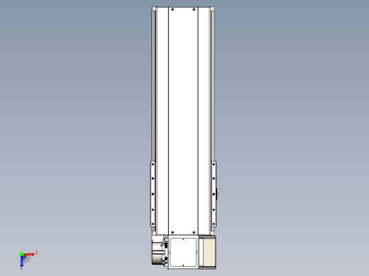 皮带直线轴半封闭可选导轨TPA-HNB-220D-176-L400-RP-Y-P1K-N3俯视缩略图