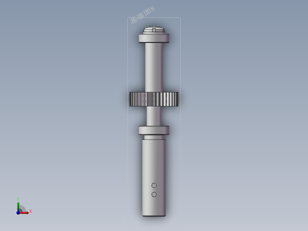 半轴壳体顶面及侧面孔加工组合机床多轴箱设计前视图