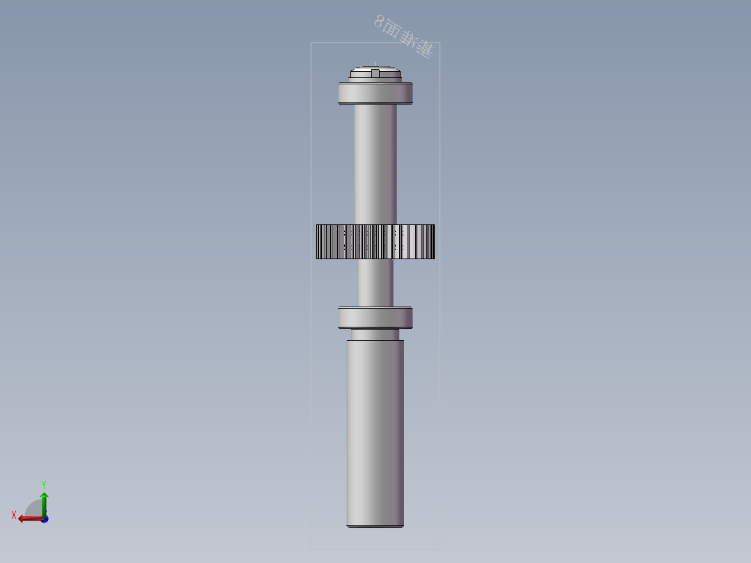 半轴壳体顶面及侧面孔加工组合机床多轴箱设计后视图