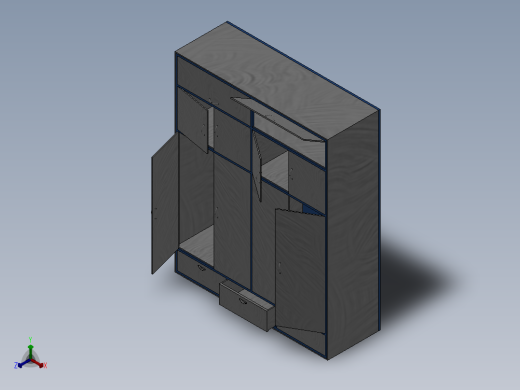 电气柜正等轴测缩略图