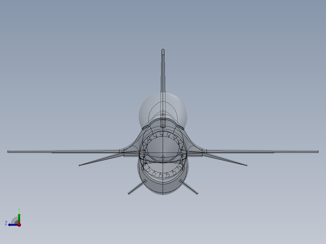 Q版F-16右视图