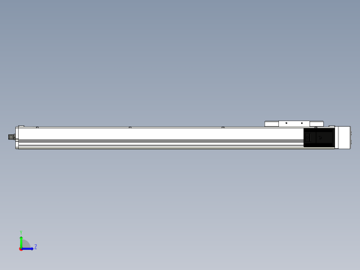 Toyo东佑达直线模组-ECH14-750-BR-200W左视缩略图