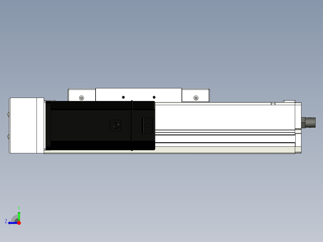Toyo东佑达直线模组-ECH17-100-BL-750W+煞車右视图