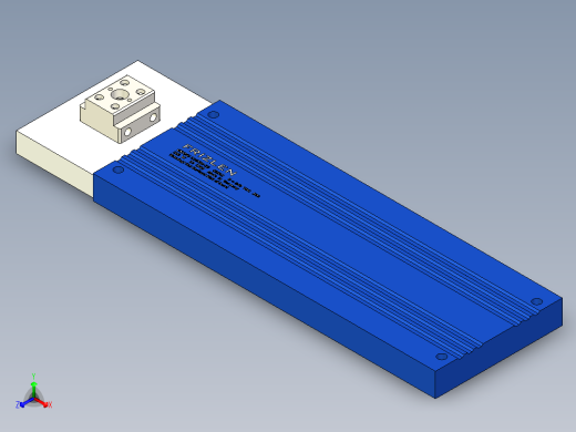 gxhmu-216x80-33伺服制动电阻器，薄型，线绕，200瓦，6.8欧姆- 8.2千欧姆正等轴测缩略图