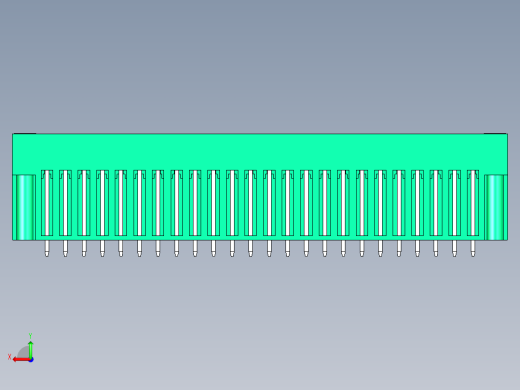 DEGSON 15EDG（公头） 3.81mm 螺钉锁紧，插拔式接线端子 FullPack-15EDGVHM-3.81-48P-14-00AH后视缩略图