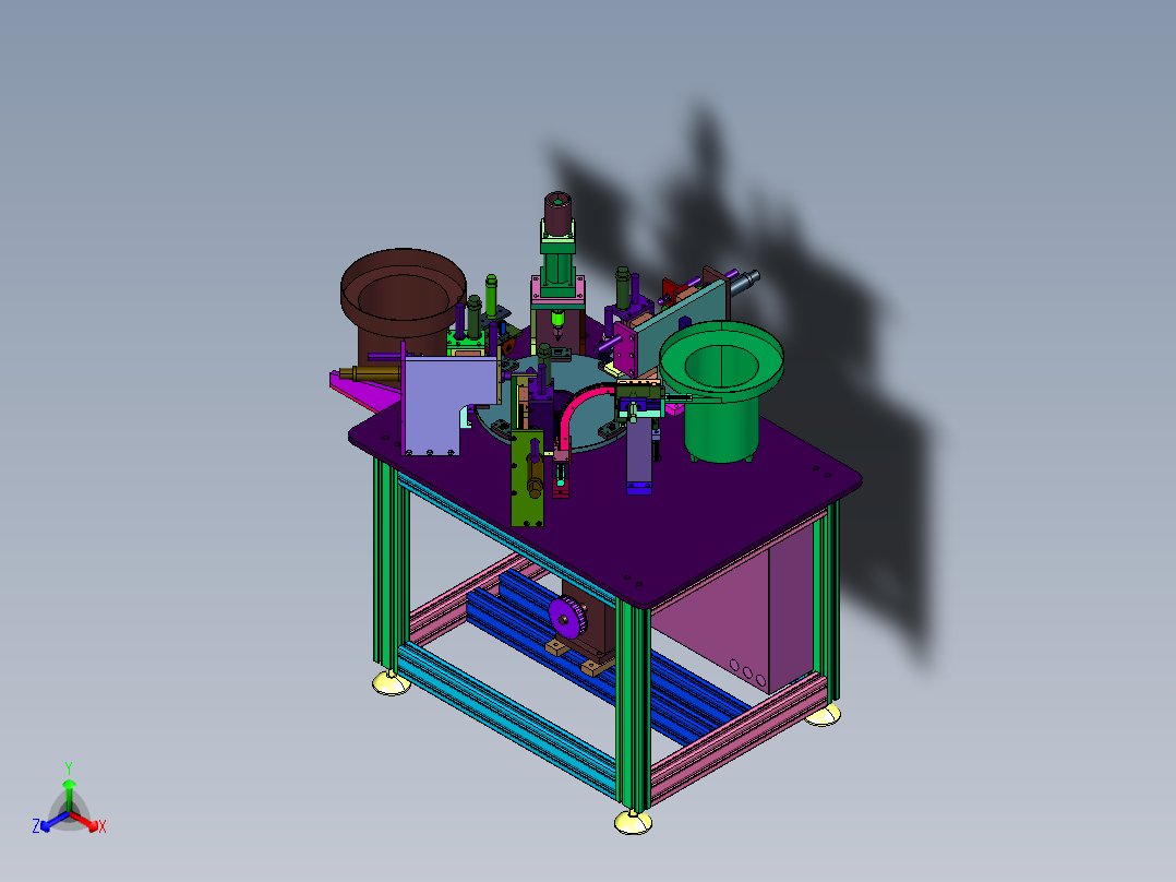 铜柱铜片自动铆压设备
