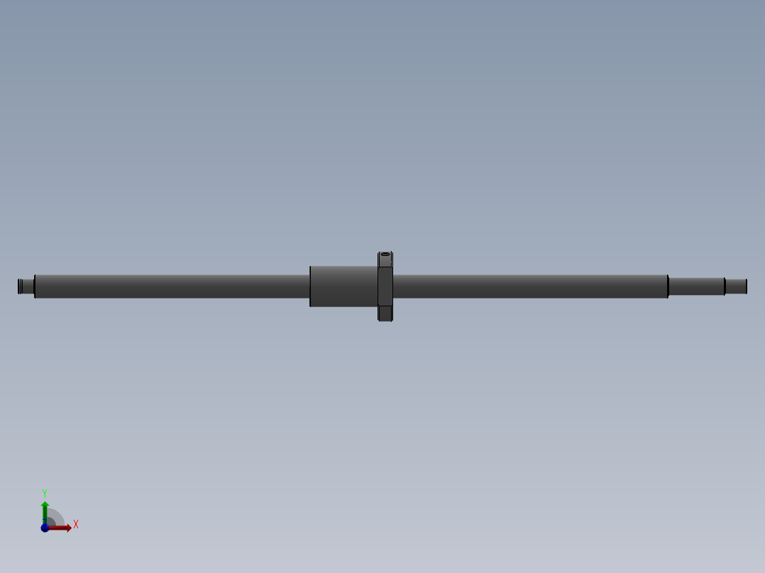 滚珠丝杆C-TBSB1510-500前视图