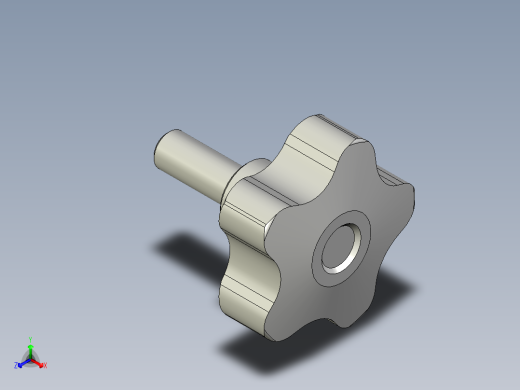 星型把手VCT.p-3D多系列多零件图纸模型