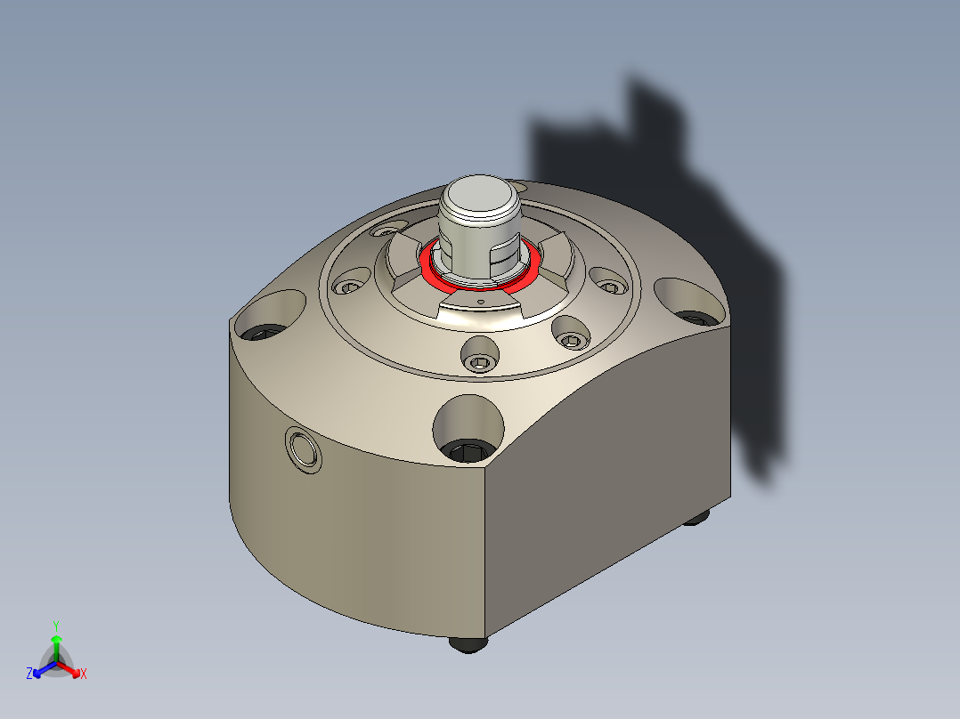 KOSMEKSFA3000-G0N-130多系列多零件图纸模型多系列多零件图纸模型正等轴测图