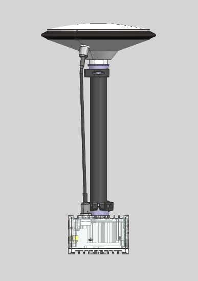 RTK地面接收盒-带天线