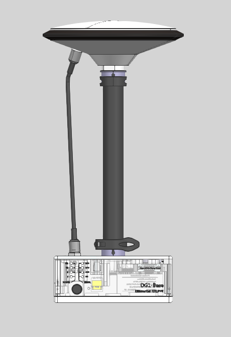 RTK地面接收盒-带天线