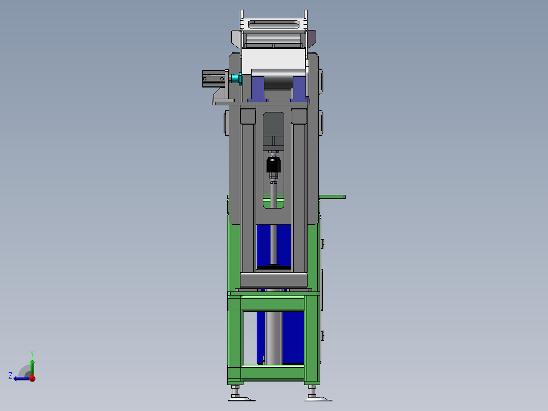 棒料上料机右视图