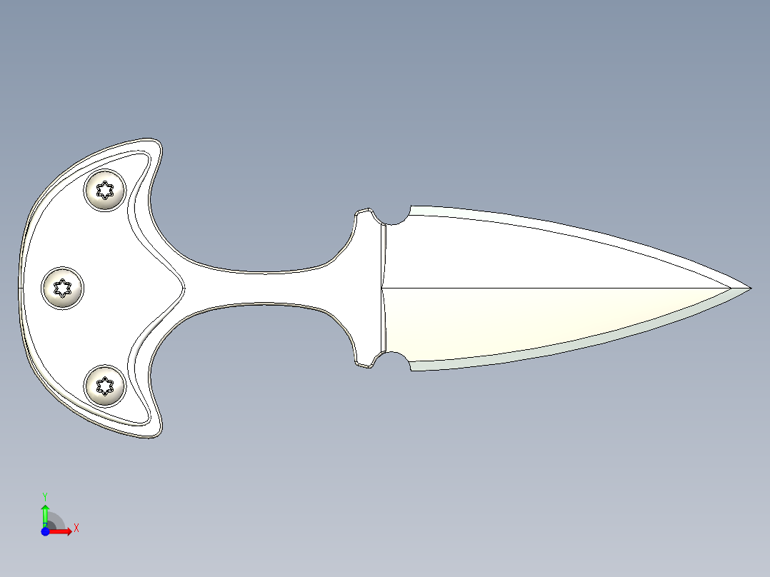 AB0016刀 CSGO前视图