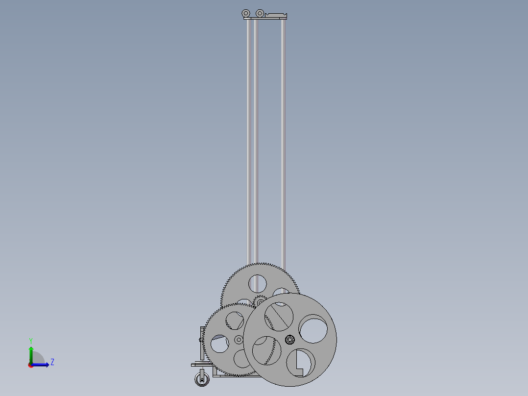 无碳小车最终版左视图