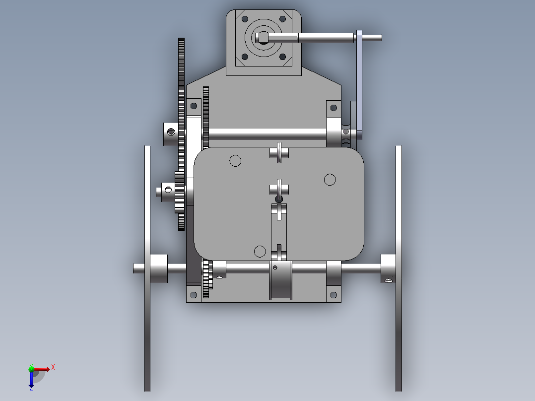 无碳小车最终版俯视图