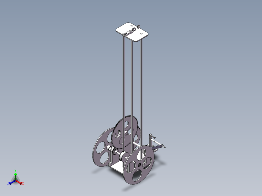 无碳小车最终版正等轴测缩略图